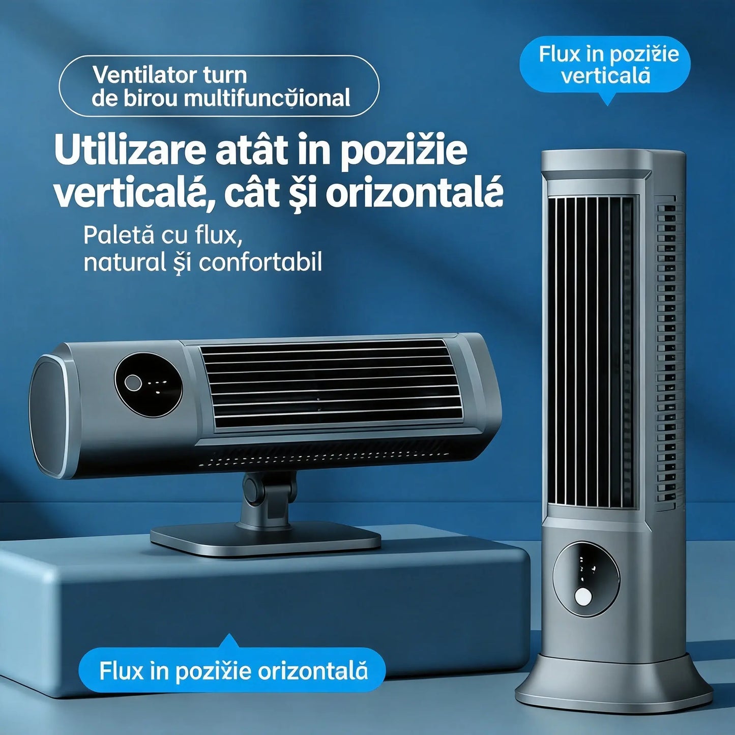 Climatizator portabil pentru o vară răcoroasă – Răcește în doar câteva secunde!
